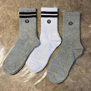 New Women’s Lululemon Athletica Socks 
3 pairs 
Fits sizes 6-11